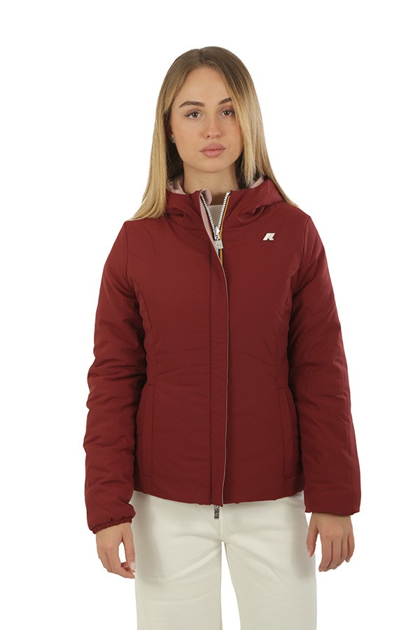 Giubbino K-WAY Lily ST Warm Double Rose/Red